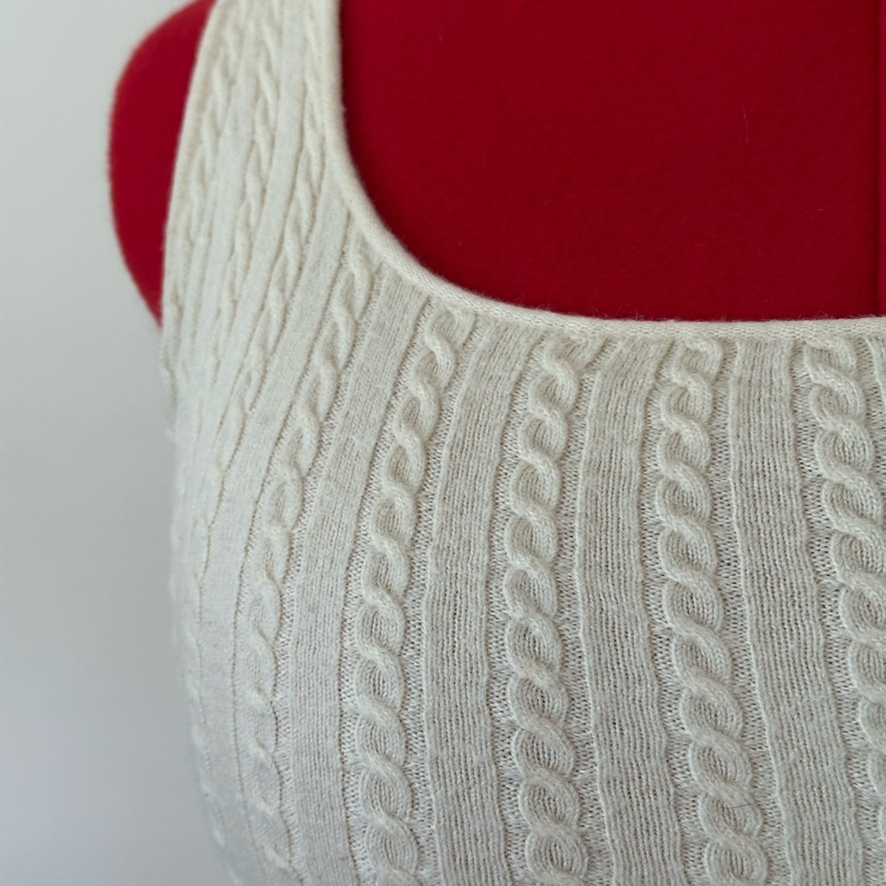 Armani Collezioni Cream Knit Top - Picture 6 of 10
